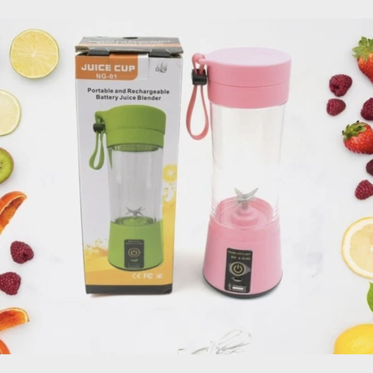 ZEYOV Wireless Portable Citrus Juicer Blender